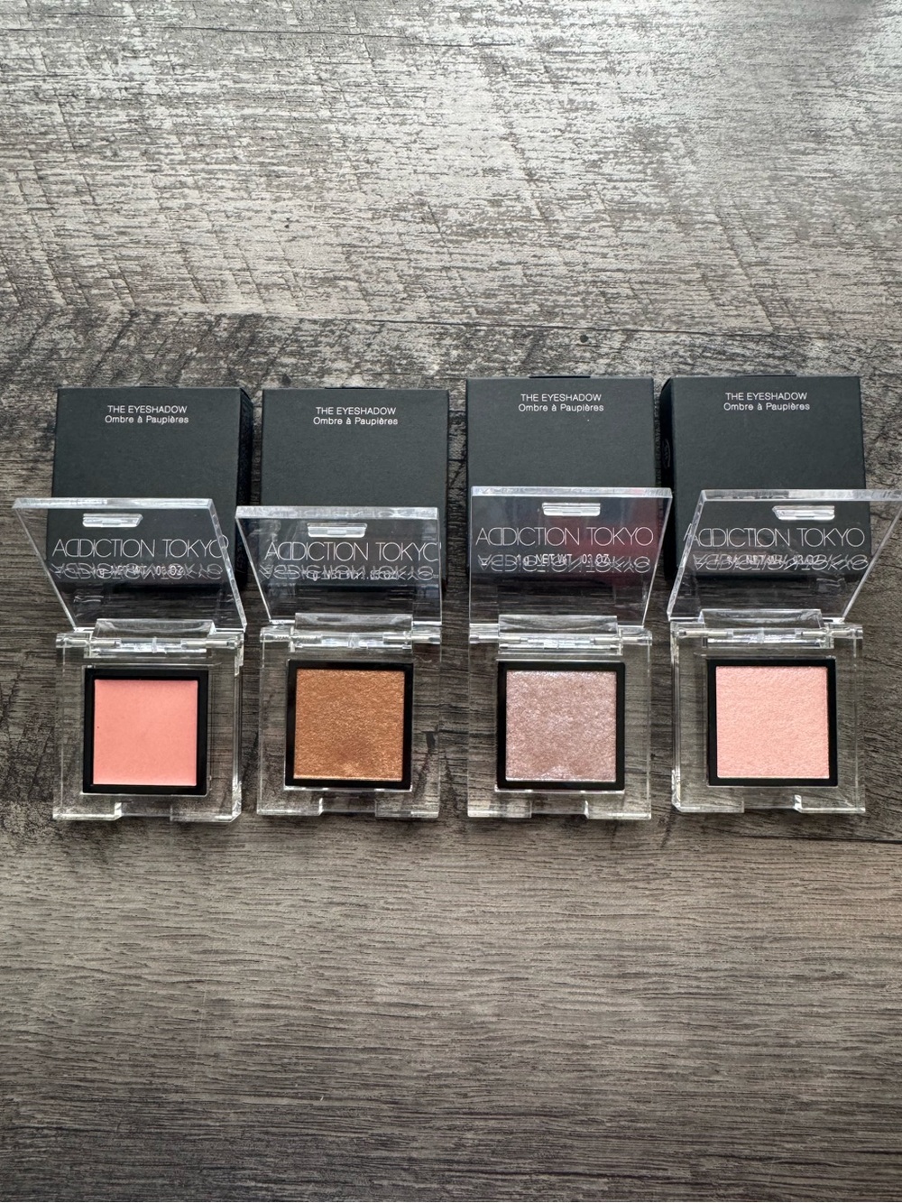 Addiction Tokyo Eyeshadow Bundle - Love Vision Dolce Vita Moon River My Baby NIB